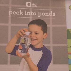 Kiwi Crate Peek into Ponds Exploration Set For Kids